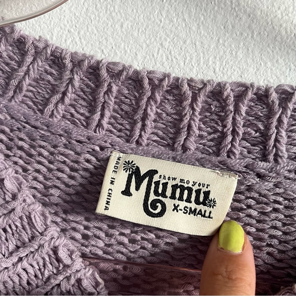 Show me your mumu Woodsy knit sweater in Sunset stripe Size XS - Picture 9 of 9